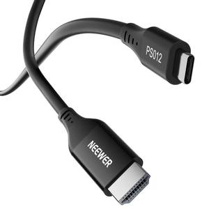 lot 2136 image: NEEWER USB C to HDMI Cable (35cm), 4K 60Hz High Speed Type C to HDMI 2.0 Cable Accessories Compatible with iPhone 17 Pro Max 16 15 S25 Ultra MacBook Camera Field Monitor, PS012