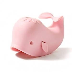lot 2196 image: Bath Spout Cover for Bathtub - Protects Baby from Bumping Head During Bathing Time Baby Faucet Cover Universal Faucet Protective Cover Whale Design
