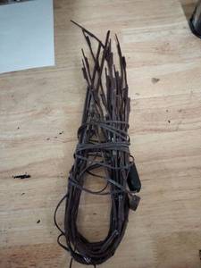 lot 2224 image: Decorative light up branch decorations