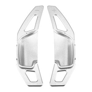 lot 2247 image: ACROPIX Steering Wheel Shift Paddle Shifter Extension Trim Cover Fit for Toyota Camry Corolla - Pack of 2 Silver Tone