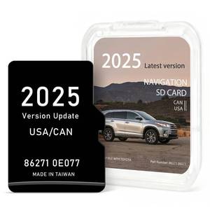 lot 4012 image: Navtimi 2025 Latest Navigation SD Card Update Compatible for Toyota Tacoma,RAV4,Highlander,4Runner,Tundra, Camry,Sienna,Avalon,Prius,Corolla Accessories- GPS Navigation Map SD Card Update USACanada