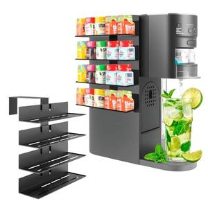 lot 4057 image: Flavor Pods Holder for Ninja Thirsti WC1001 Soda Maker, 20-Capacity Storage Rack for Ninja thirsty flavor pods, Compact and Durable Shelf for Ninja Thirsties Drink System Soda Machine (Shelf Only)