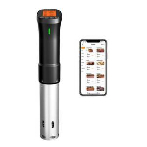 lot 4078 image: InkSous WIFI 2.4G Sous Vide Cooker 1000W Immersion Circulator with APP 14 Recipes,Alarm,Calibration and Timer, 3D Water Fast Heating Ultra-Quiet Sous Vide Machine ISSV-200-W