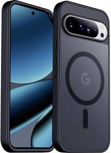 lot 4098 image: SPIDERCASE Magnetic for Google Pixel 10Pixel 10 Pro Case, Military Grade Drop Protection Slim Translucent Matte Shockproof Anti-Fingerprint Phone Case for Pixel 1010 Pro 6.3 inch, Black