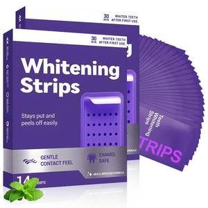 lot 4120 image: Purple Teeth Whitening Strips,Purple Whitening Strips,Portable Whitening Strips Purple for Home and Travel,Gentle for Surface Stain Reduction and Natural Shine(28)