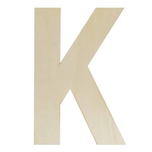 lot 4121 image: Wooden Letters 12 Inch, Big Wooden Letter K Shapes Cutouts Blank Unfinished Large Wood Alphabet Letters for DIY Crafts Wall Decor Painting Wedding Birthday Party Decoration Room Home Decorations