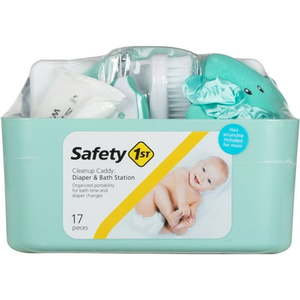 lot 5207 image: Safety 1st Cleanup Caddy Diaper and Bath Station  Seafoam