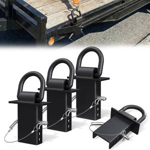 lot 5210 image: Stake Pocket D Ring, 18000lbs D Rings Heavy Duty Stake Pocket Tie Down for Trailers and Flatbeds Trucks, Removable Trailer Tractor Tie Down Accessories Anchor for Flatbed Cargo Trucks, 4 Pack