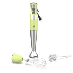 lot 5212 image: Immersion Hand Blender, UTALENT 3-in-1 8-Speed Stick Blender with Milk Frother, Egg Whisk for Coffee Milk Foam, Puree Baby Food, Smoothies, Sauces and Soups - Green