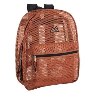 lot 6040 image: Summit Ridge Mesh Backpacks for Kids, Adults, School, Beach, and Travel, Colorful Transparent Mesh Backpacks with Padded Straps Large