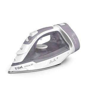 lot 6050 image: T-Fal Virtuo Steam Iron for Clothes with Retractable Cord, Portable Iron and Steamer for Clothes, Ceramic Nonstick Soleplate, 1500 Watts, Anti-Drip, Auto-Off, Scratch Resistant, Grey