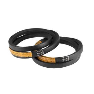 lot 6054 image: uxcell A43 Drive V-Belts 43in Pitch Length 13mm Width 8mm Thick JIS Standard A-Section Rubber Drive Transmission Belt 2pcs