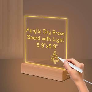 lot 6135 image: Gifts for Women Men Girls-Personalized DIY Night Light Message Board with Erasable Pen,RoomHomeOffice Dcor,Best Gift for Motherfts DayFatherftsdayBirthdayWeddingAnniversary