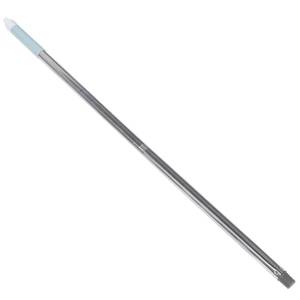 lot 6141 image: OSALADI Stainless Steel Broom Handle Replacement 32.67 Inch Floor Cleaning Stick with Plastic Grip for Indoor Sweeping and Mop Handle Accessory