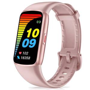 lot 6154 image: Zeacool Fitness Tracker with 247 Heart Rate, Blood Oxygen Sleep Monitor, 123 Sports Modes Calories Smart Watch,IP68 Waterproof Step Counter Activity Trackers Health Pedometer for Women Men (Pink)