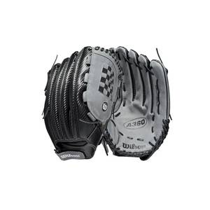 lot 6163 image: Wilson 2021 A360 SP13 13in Slowpitch Softball Glove - Left Hand Throw, BlackGrey