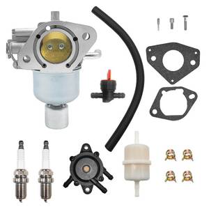 lot 6184 image: 16-853-19S Carburetor Replacement for Kohler 7000 Series KT725 KT730 KT735 KT740 KT745 Lawn Mower Engine with Fuel Pump Gaskets Spark Plug Replace 32-853-63S 32-853-67S