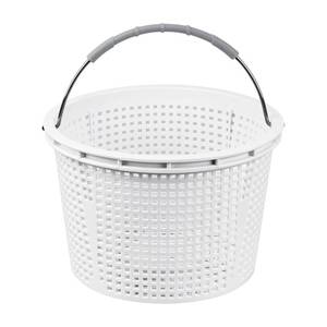 lot 6191 image: Seaiyomg 8in Pool Skimmer Basket Replacement for Pentair U-3 and Hayward SP1070  Heavy-Duty Inground Pool Basket with Weighted Metal Base and 316 Stainless Steel Handle