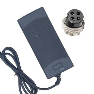 lot 6192 image: A42V Electric Scooter Charger 4 Prong for Voyager 36V Batteries, 42V 2A 4-Pin Connector Battery Charger Replacement