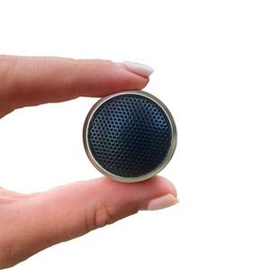 lot 6208 image: Best Mini Portable Bluetooth Speaker with HD Sound and Bass I Smallest Wireless Bluetooth Speakers for PhonePCTablet I Photo Selfie Button Answer Phone Calls I Cute Tiny Speaker, Gold