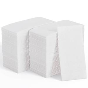 lot 11886 image: JOLLY CHEF 400 Pack Disposable Paper Napkins, Soft Bathroom Napkins Guest Disposable, 2-Ply White Paper Hand Towels for Halloween, Wedding, Thanksgiving