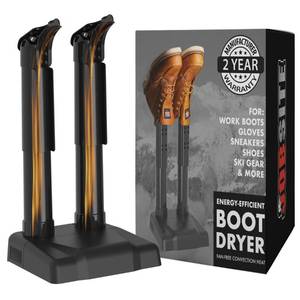 lot 11887 image: JobSite Boot Dryer - Silent Shoe and Glove Dryer, Warmer, Deodorizer for Work Boots, Winter Gloves and Ski Boot Liners - Fanless, 36W (Used)