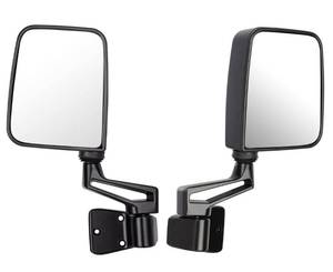 lot 11928 image: PassengerDriver Side View Mirror Black Pair Side Mirror Replacement fit for 1987 1988 1989 1990 1991 1992 1993 1994 1995 1997 1998 1999 2000 2001 2002 for Jeep Wrangler with Manual Folding