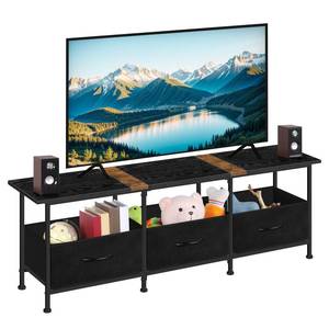lot 11946 image: ETELI Small TV Stand for Living Room Entertainment Center with Storage TV Consoles Tables with Fabric Dressers for Bedroom, 505560 inch Television