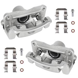 lot 11947 image: KUSATEC 18B5040 18B5041 Rear Disc Brake Caliper with Bracket fit for Chevy Captiva Sport 08-15Equinox 07-17GMC Terrain 2010-2017Pontiac Torrent 2007-2009Saturn Vue 2008-2010 Both Left and Right