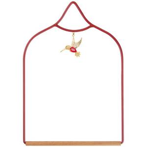 lot 12353 image: Ohmique Hummingbird Swing - Metal Hummingbird Swings and Perches with Wooden Dowel for Outdoor Garden Patio Backyard Hanging, Bird Essentials