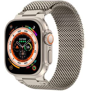 lot 12358 image: Milanese Loop Compatible for Apple Watch Ultra 3 2 1 Band 49mm 46mm 45mm 44mm 42mm, Men Stainless Steel Rugged Mesh Band with Strong Magnetic Clasp, Adjustable Metal Strap for iWatch Series 1110987654SEUltra
