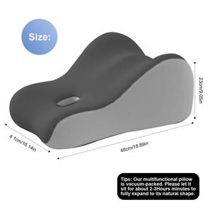 lot 13625 image: YSOGTDE Intimacy Wedge Pillow for Couples � Memory Foam Support Cushion for Waist, Neck and Back, Waterproof and Portable with Washable Cover, Ideal for Sitting, Lying and Adult Play