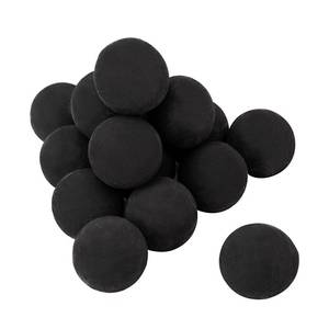 lot 13650 image: Skyflame Ceramic Fire Pit Balls, Set of 15 Round Fire Stones Set for Indoor and Outdoor Fire Pits or Fireplaces Accessory, 3 Inch, Black