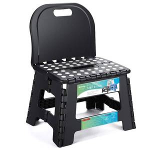 lot 13655 image: ACSTEP Folding Kids Step Stool with Back Support for Kids,9in Plastic Kids Chair for Outdoor or Indoor Kitchen Step Stools and Bathroom Stool for Toddlers Boys Girls