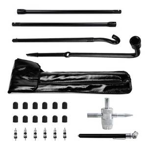 lot 13670 image: YQCSO Spare Tire Removal Tool Kit Tire Lug Wrench Handle Tire Removal Replacement Kit Fit For 2004-2019 Ford F-150 2006-2014 Mark LT 2010-2014 MKT 2005-2010 Jeep Grand Cherokee