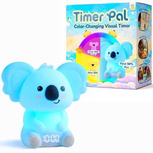 lot 14198 image: Koala Timer Pal Visual Timer for KidsAdults with Audio Time Management Tool, Color-Changing Visual Countdown, Fun AdultsKids Timer Visual for ClassroomHomeCalming Corner