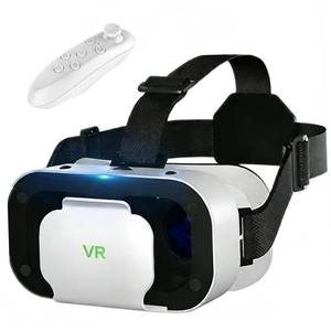 lot 14205 image: Virtual Reality Headset for Phone with Controller, 3D VR Glasses Adjustable VR Virtual Reality Goggles, Compatible 4.7-6.5 inch for iPhone and Android, for Movies Games