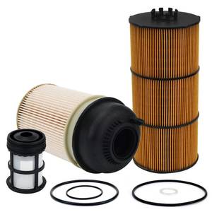 lot 19306 image: RARAYC PF9908 Fuel Filter with Oil Filter Kit Compatible with Freightliner Cascadia DD13 DD15 DD16 Engine Replace# PF9908 P551005 P551063