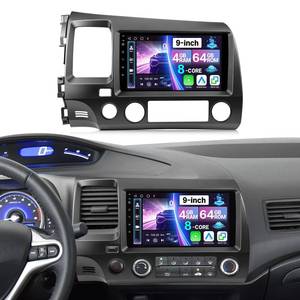 lot 19357 image: KuTaiTai Upgrade 464GB Android 13 Car Radio for Honda Civic 2006 2007 2008 2009 2010 2011, 9Inch IPS Touchscreen Stereo for Civic with Carplay Android Auto Mirrorlink in-Dash GPS WiFi Bluetooth SWC