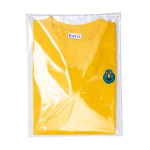 lot 20129 image: Wowfit 100 Count 9x12 Inch Clear Cellophane Plastic Bags, Resealable Self-Sealing Cello Bags Great for Clothes, Shirts, Pants, Foods, Flyers, More (9 x 12 with reinforced sides)