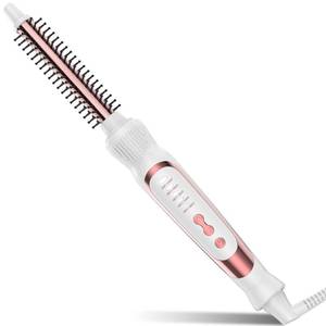lot 20143 image: DENVEK Heated Round Brush, Ceramic Tourmaline Ion 12 inch Curling Iron, Hot for Fluffy Thermal Brush Curling Wand, Suitable for All Hair Types Tool (White, 0.5 inch)