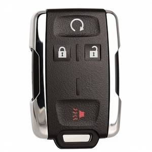 lot 20174 image: MechanMagic Key Fob Replacement Keyless Entry Remote Start Control Fits for GMC Sierra Chevrolet Silverado 1500 2500 3500 2014-2020 GMC Canyon Chevy Colorado 2015-2021 M3N32337100 Chrome Set of 1
