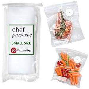 lot 2119 image: Chef Preserve Small Size Vacuum Bags 10-Pack