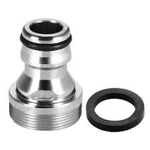 lot 2129 image: Chrome plated faucet adapter pack