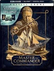 lot 2153 image: Russell Crowe Master and Commander The far side of the world collector steel case Blu-ray
