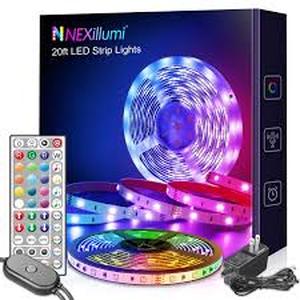 lot 2195 image: NEXillumi RGB LED Strip Light Kit