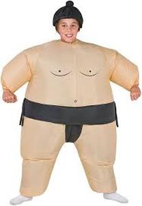 lot 2231 image: Inflatable Sumo Costume for Children Ages 5-10