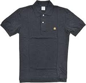 lot 2245 image: Menfts slim fit black polo shirt size L