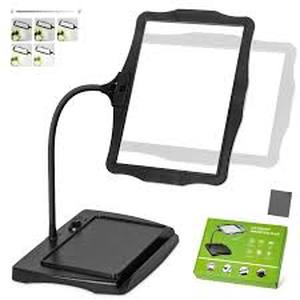 lot 4105 image: 5X LED Desktop Rechargeable Magnifying Glass