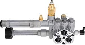 lot 14251 image: AR42940 Pressure Washer Pump Head Assy with Unloader and Installed Thermal Relief Valve Compatible with Troy Bilt RMW SRMW Pumps SRMW2.2G26  RMW2.2G24 Pump Head Repacle AR42518 AR43061